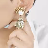 گوشواره دست ساز ترک کد 5852