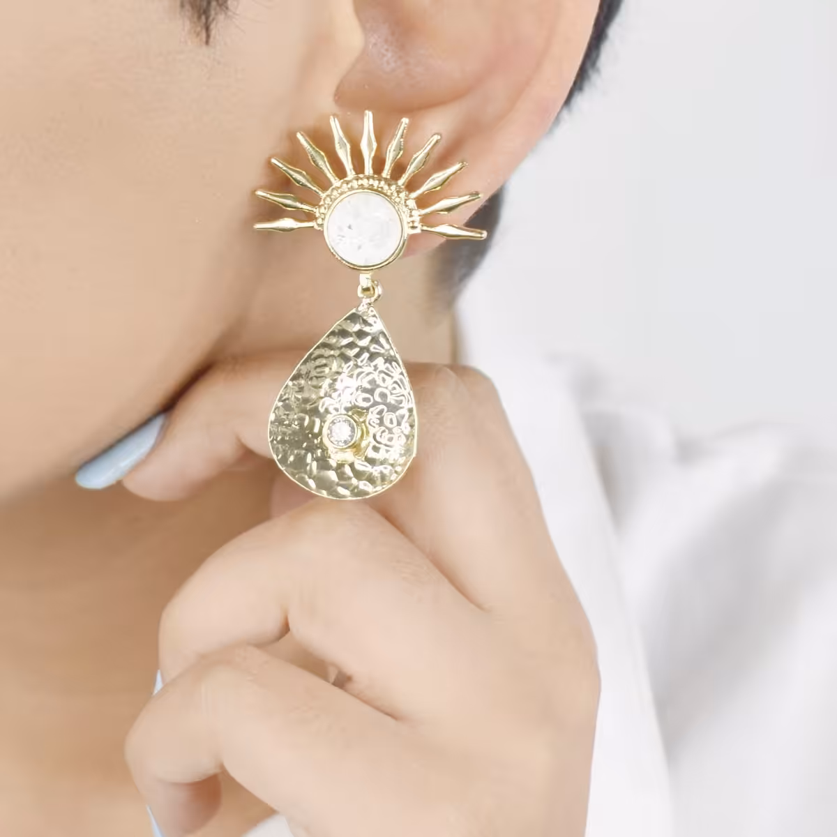 گوشواره دست ساز ترک کد 5852