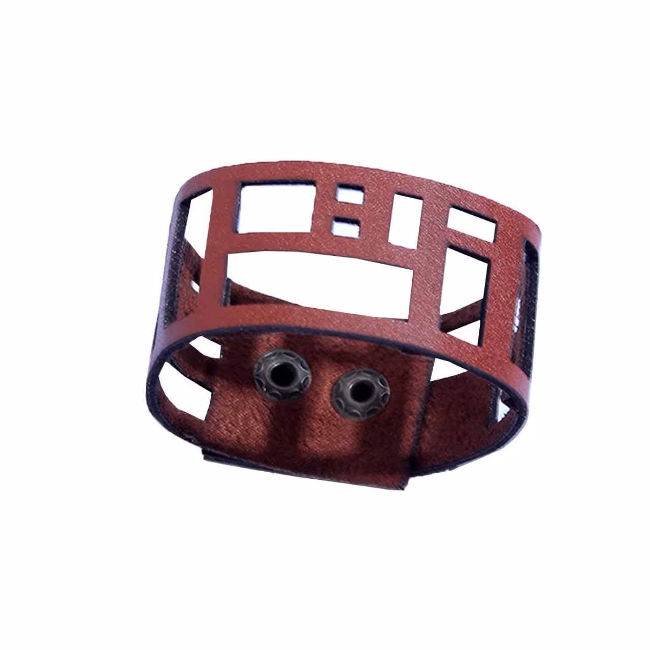 دستبند با چرم طبیعی