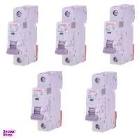 فیوز مینیاتوری تک فاز 32 آمپر کانل سری EP7 مدل C32 بسته 5 عددی