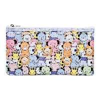 جامدادی و کیف لوازم آرایش چرم مصنوعی طرح حیوانات جنگل