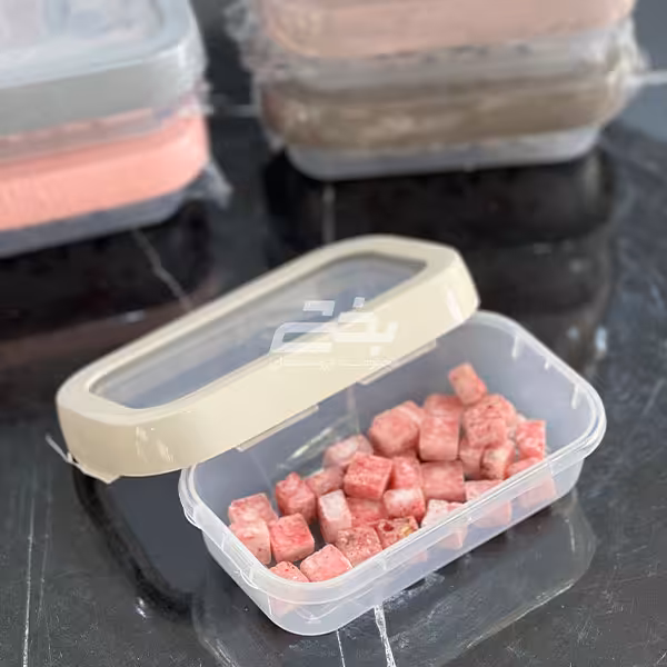 ظرف فریزری شفاف 400میل