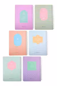 دفتر 100 برگ وزیری کندی جلد سخت سیمی پیل