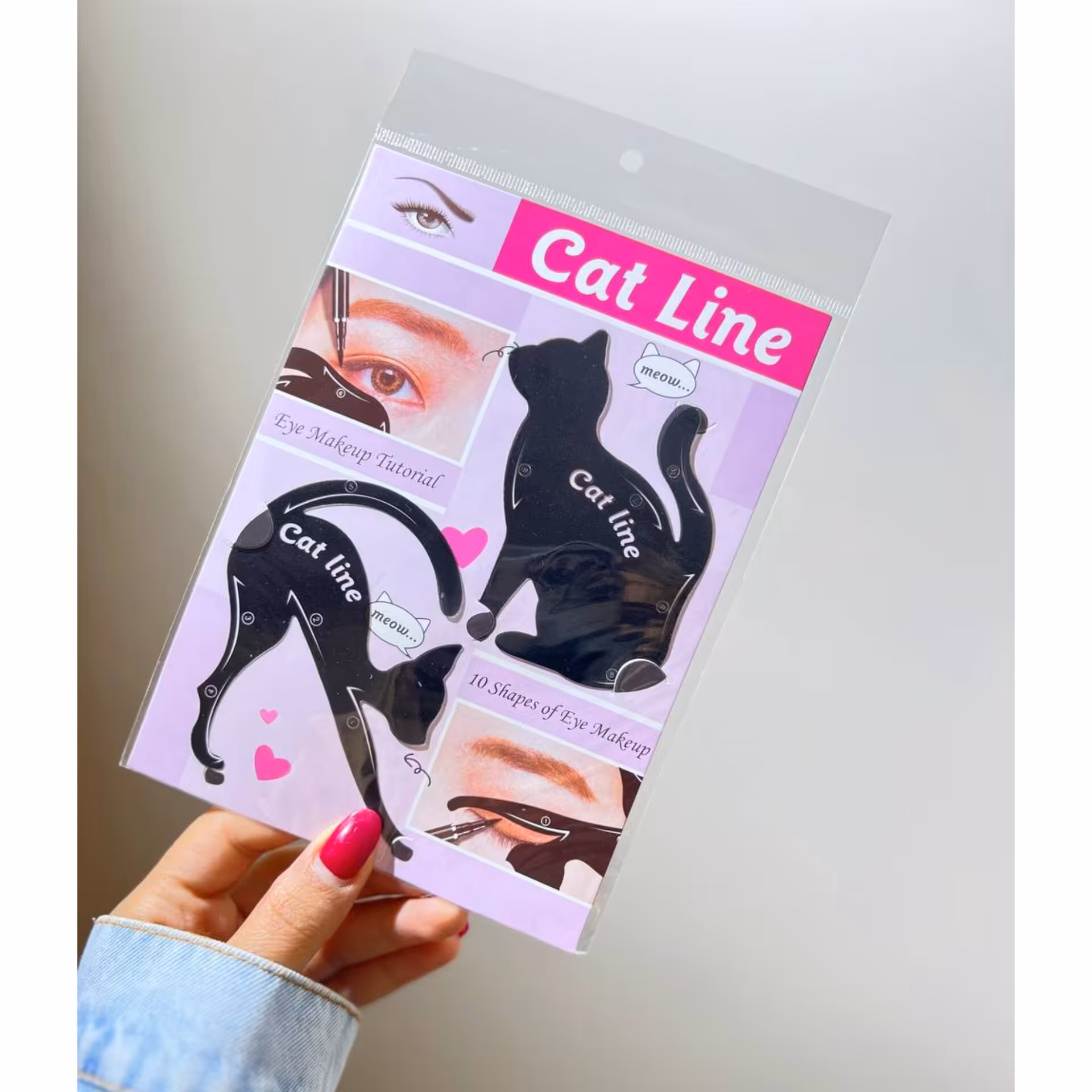 شابلون خط چشم گربه ای