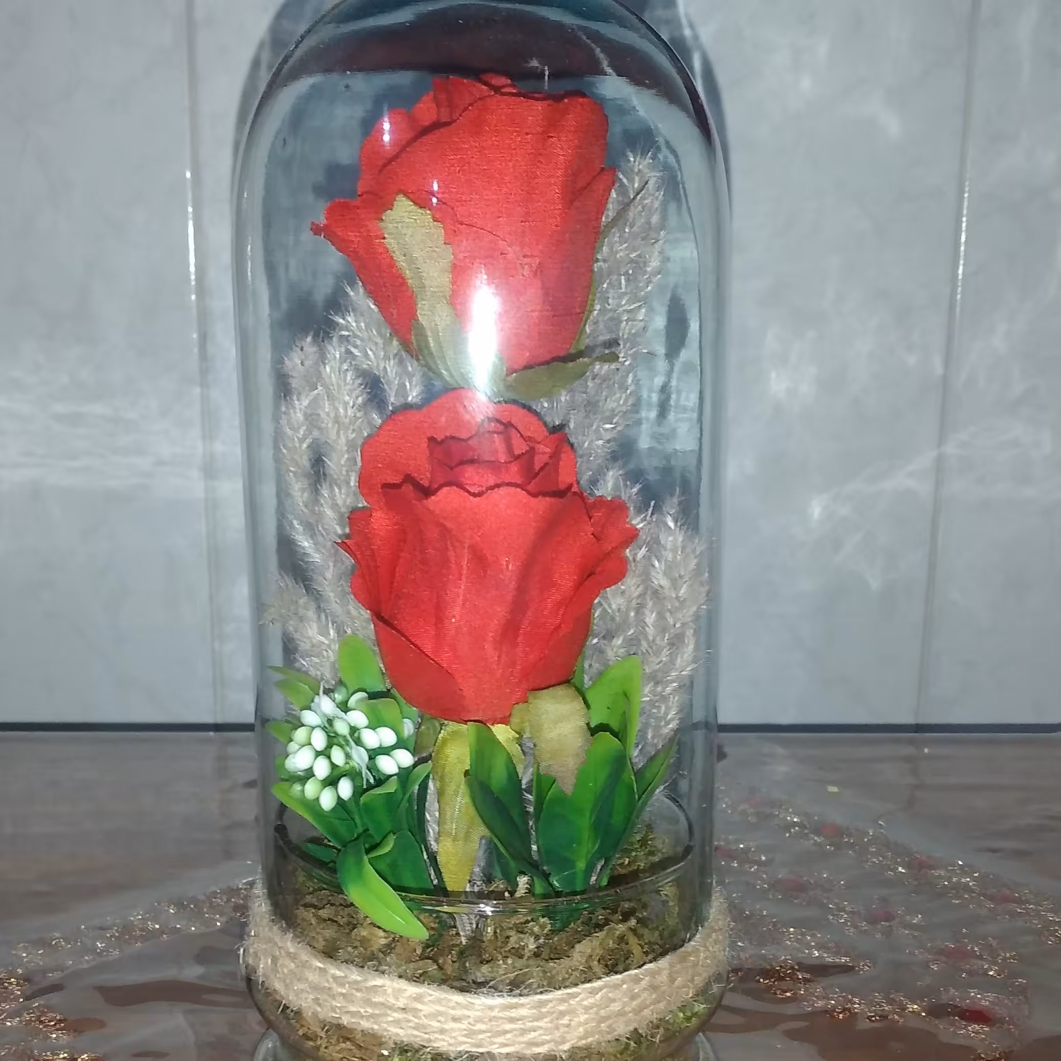 باکس شیشه استوانه کوچک