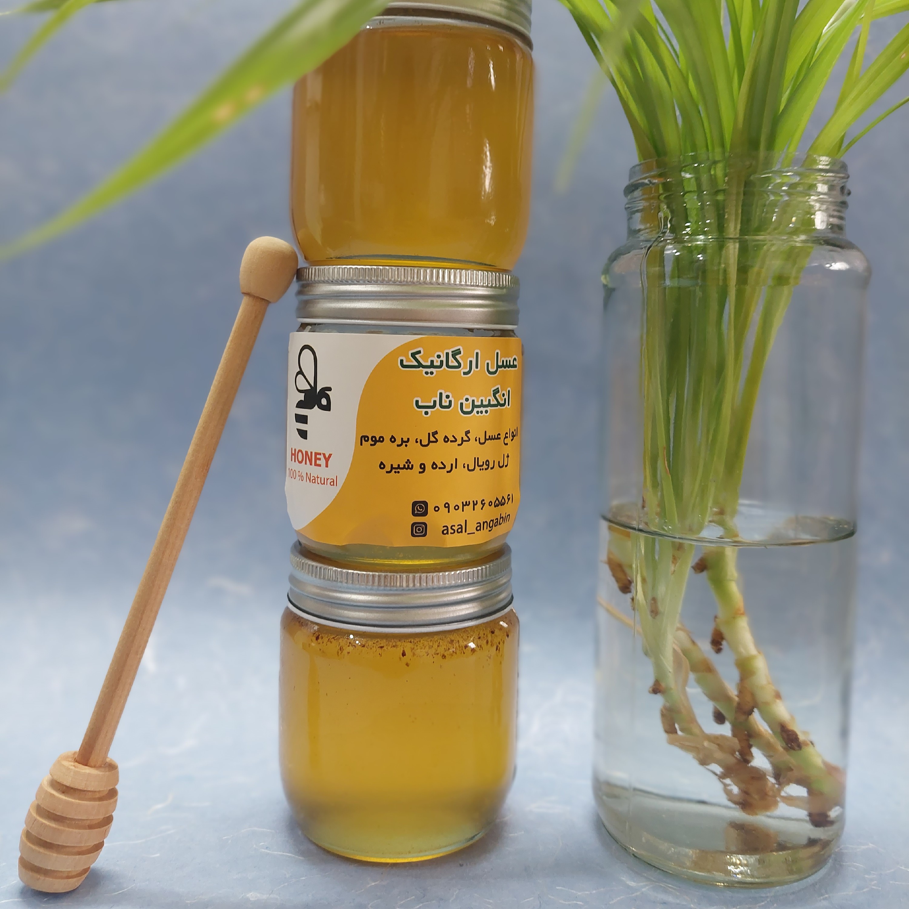 عسل ارگانیک،دارویی و خامِ گزانگبین انگبین ناب(500گرم)
