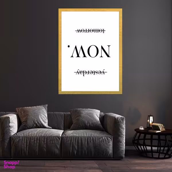 تابلو بکلیت طرح مدرن جمله انگیزشی مدل قاب شاسی T-S10265