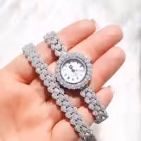 ست ساعت و دستبند نقره