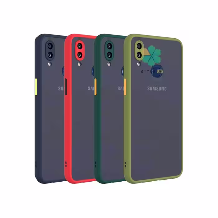 قاب گوشی سامسونگ Samsung Galaxy A10s مدل پشت مات محافظ لنزدار