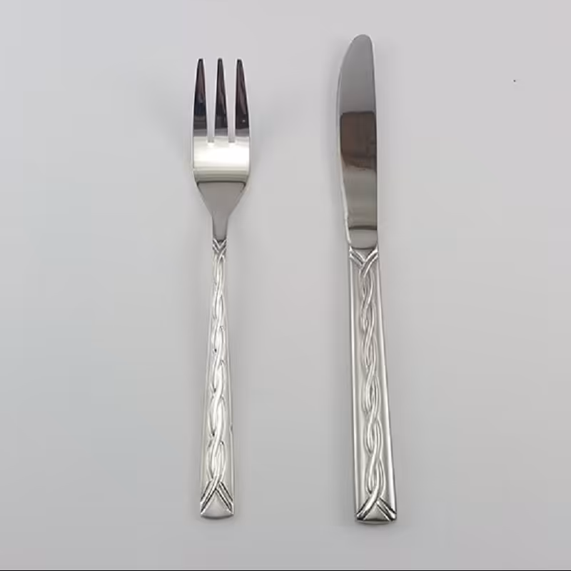 کارد و چنگال استیل 12 پارچه یونیک کد 5744