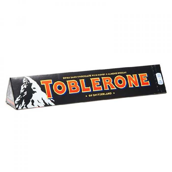 شکلات تابلرون مشکی تلخ (toblerone) 100 گرمی
