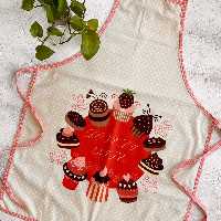 پیشبند مخمل نسوز مدل ثمین طرح 11