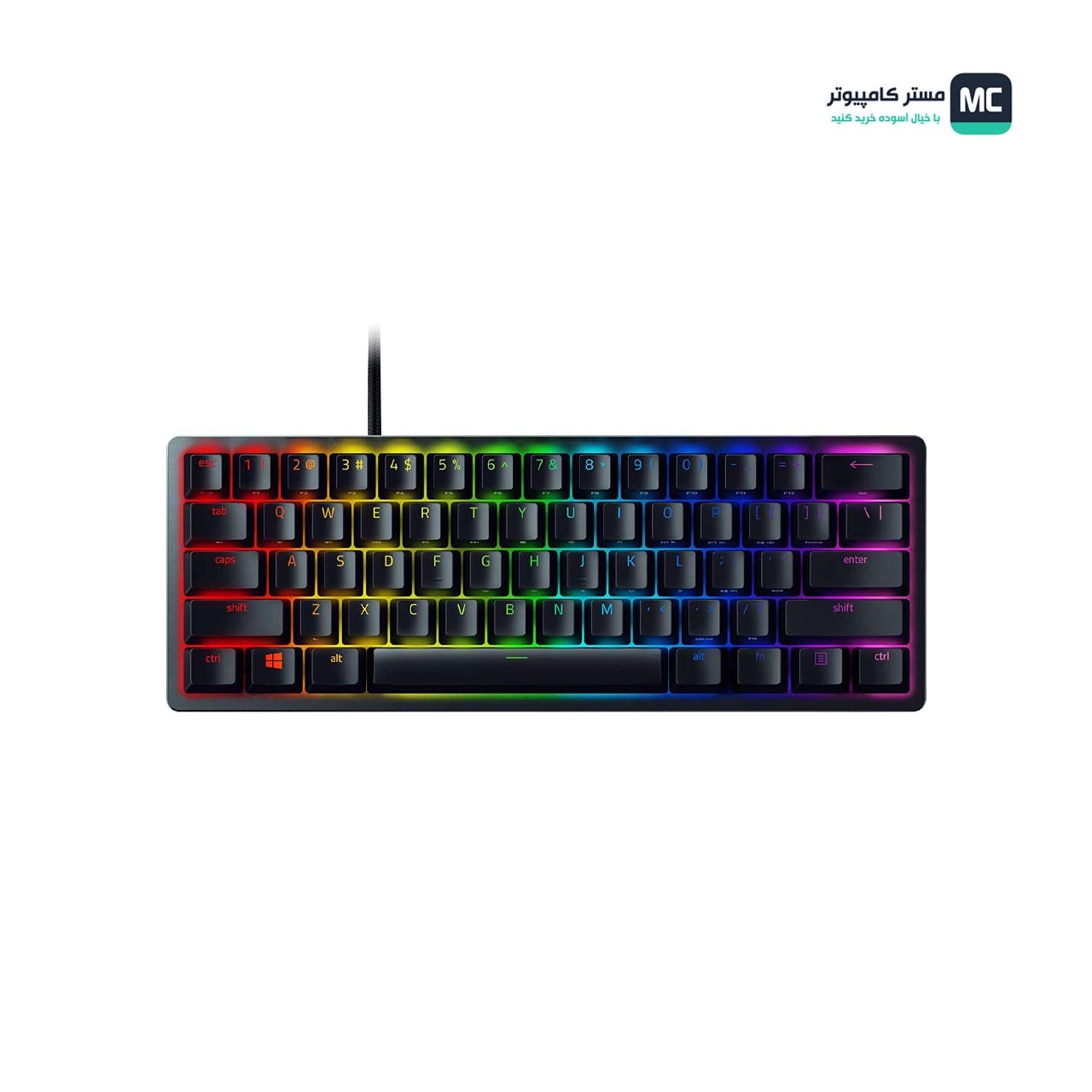 قیمت و خرید کیبورد ریزر Huntsman Mini Clicky Purple Switch