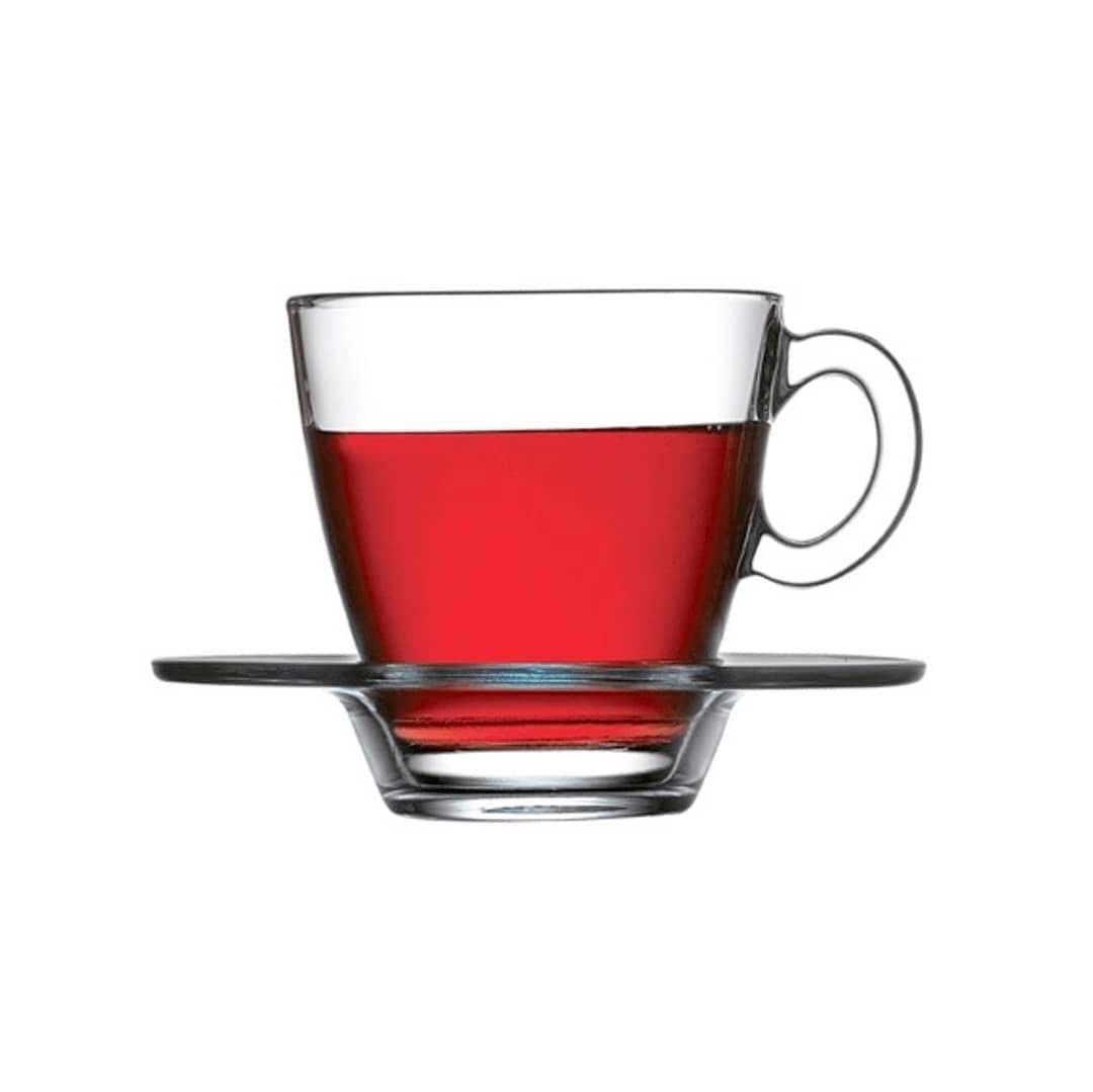 فنجان نعلبکی آکوا پاشاباغچه Aqua بسته 6 عددی