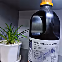 اسید کلریدریک 37درصد 2.5لیتری مجللی