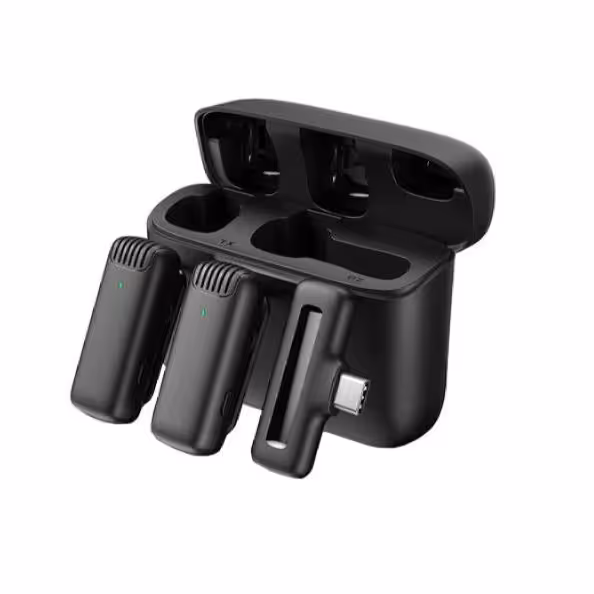 میکروفون وایرلس اتصال 2 گوشی اپکسل مدل APL-MIC09