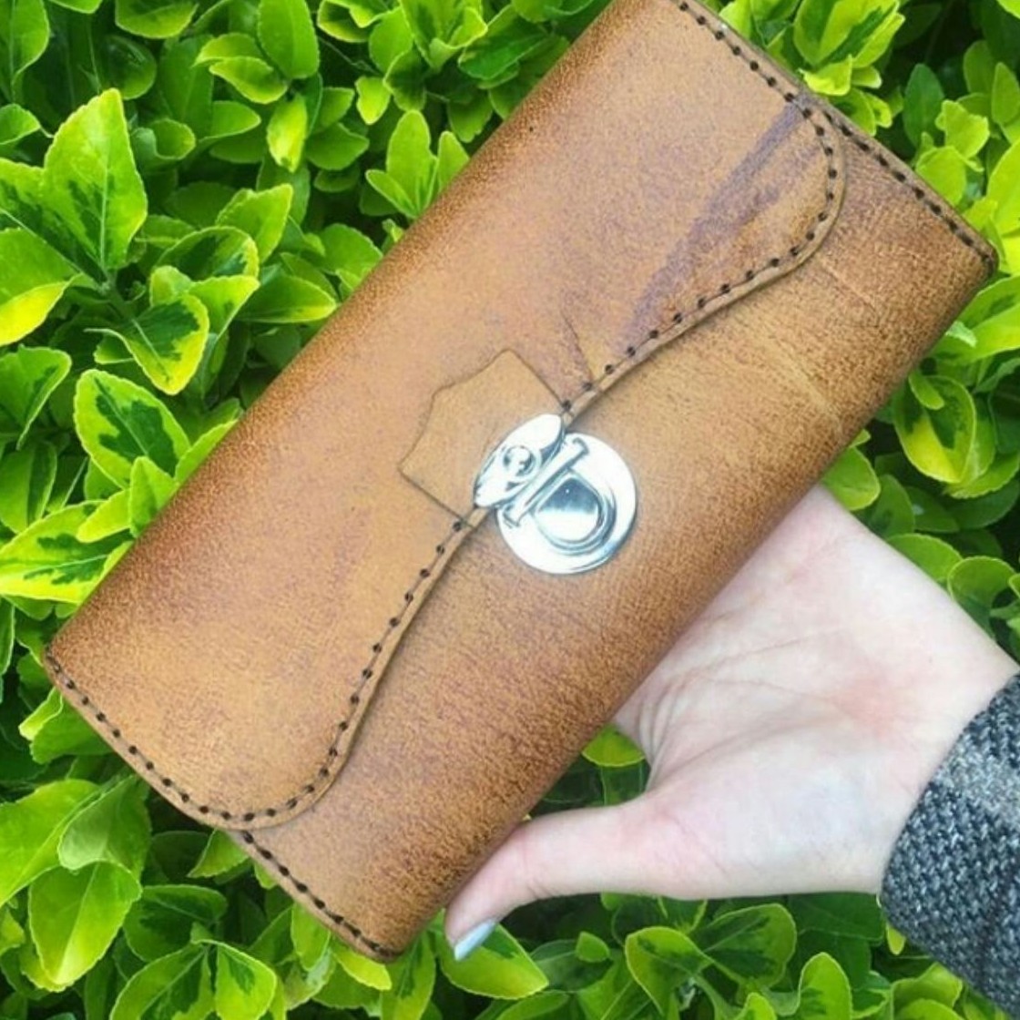 کیف مدارک با چرم طبیعی قابل اجرا در رنگ های مختلف کد900