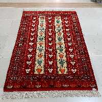 فرش دستبافت عشایر ترکمن  1.5 متری 