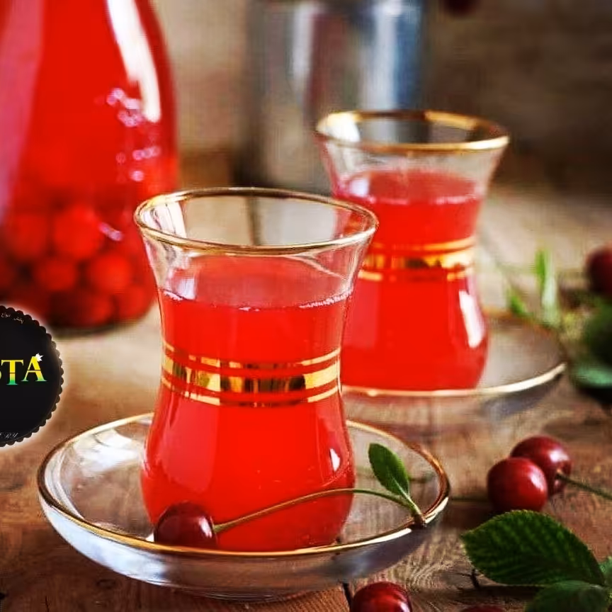 استکان نعلبکی پاشاباغچه لب طلا