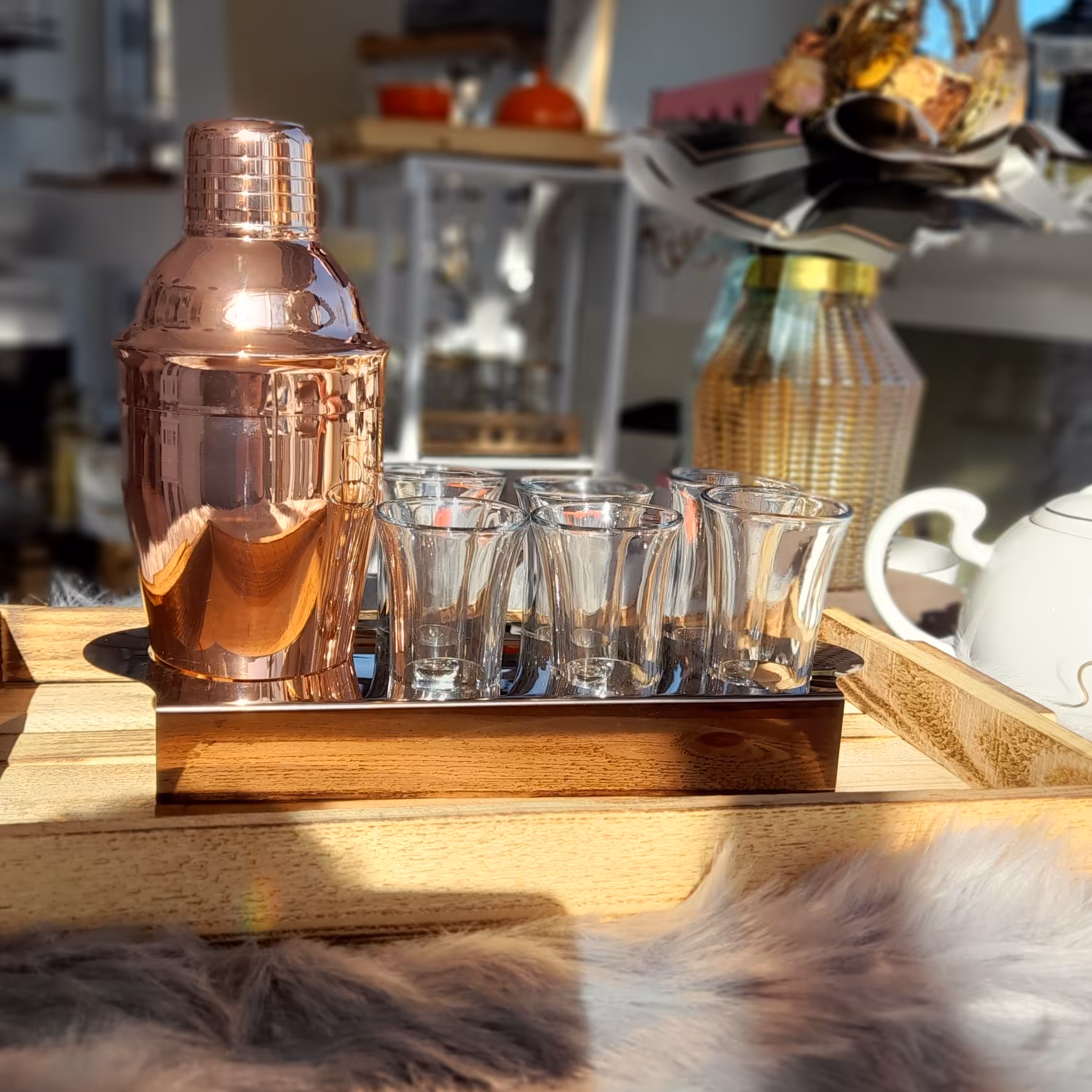 ست شیکر و شات تمام استیل .هزینه ارسال به صورت پس کرایه و به عهده مشتریست