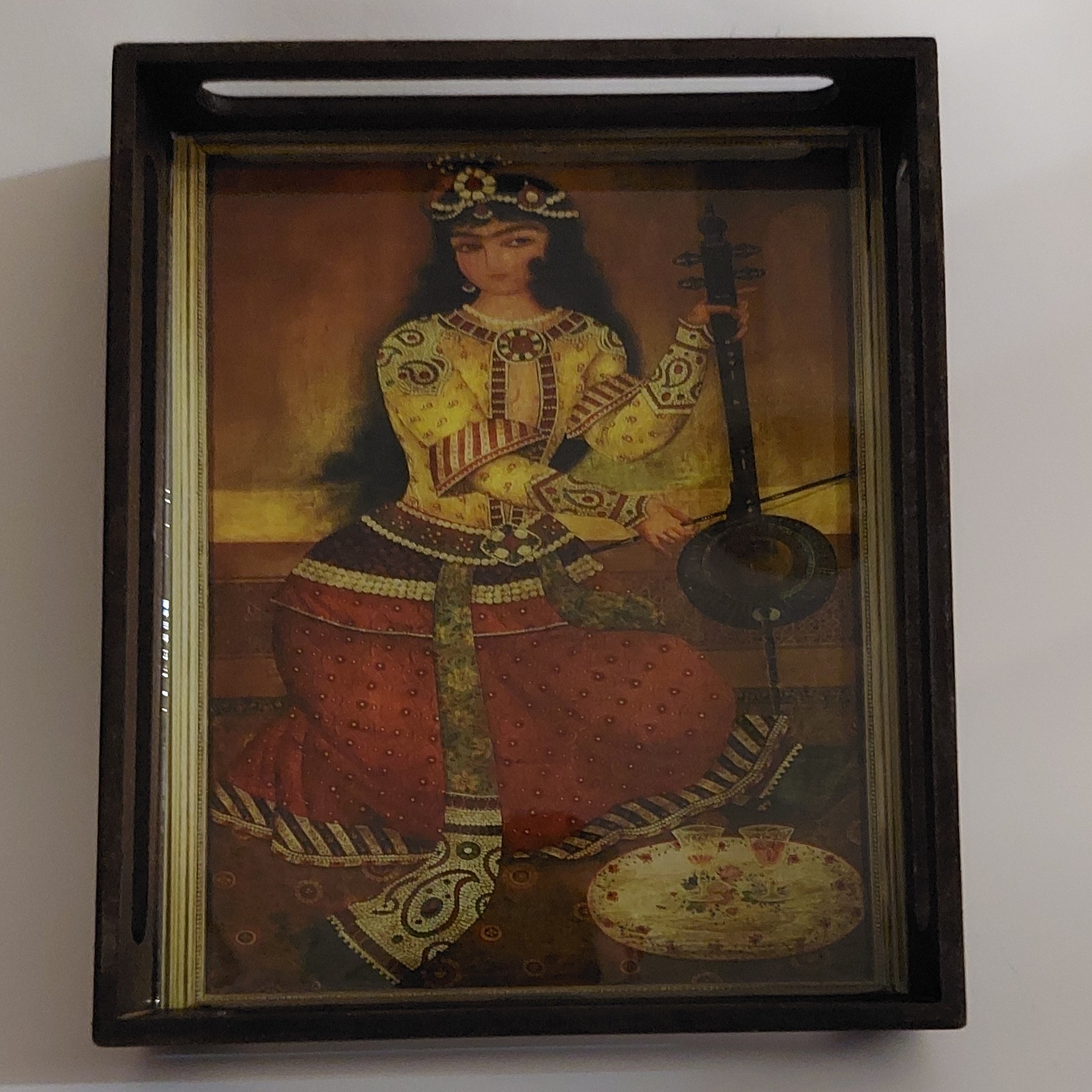 سینی دکوپاژطرح قاجار