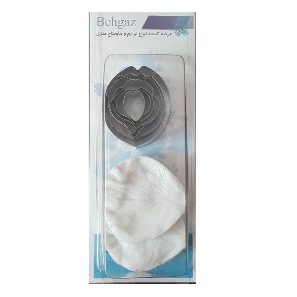 ابزار تزیین کیک بهگز مدل گل رز مجموعه 9 عددی