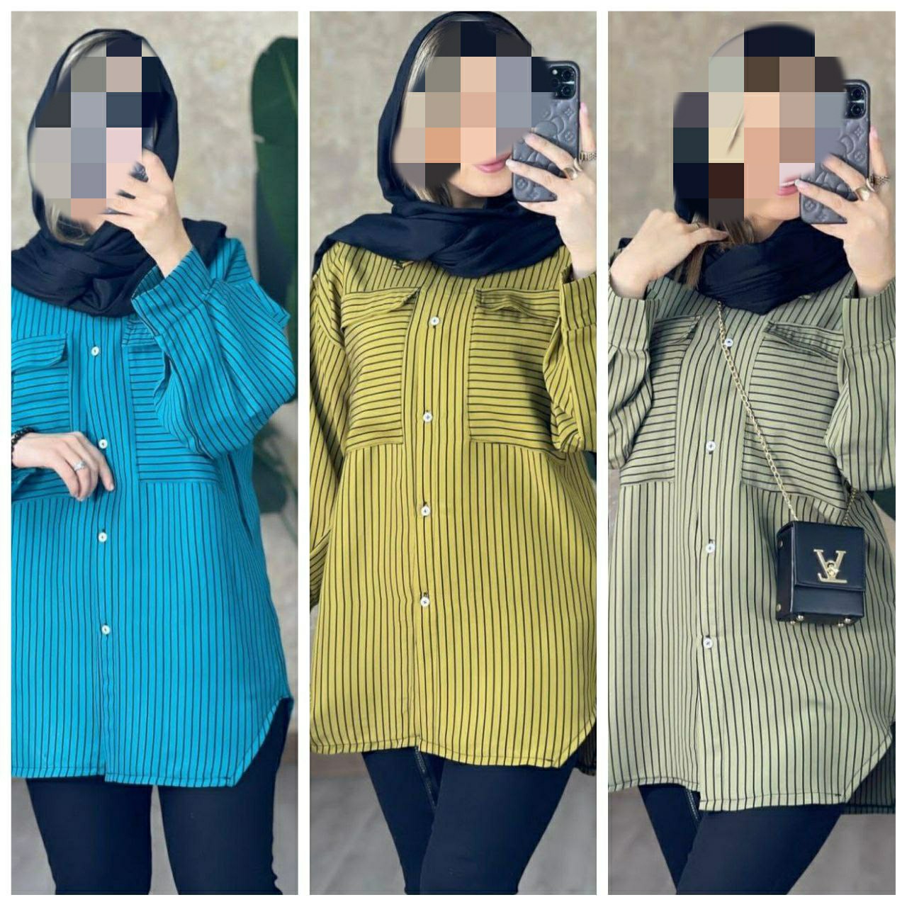 تونیک مانتویی مدل مهتاج فری سایز از 36 تا 46
