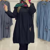 شومیز جیب دار طرلان جنس ابروبادی