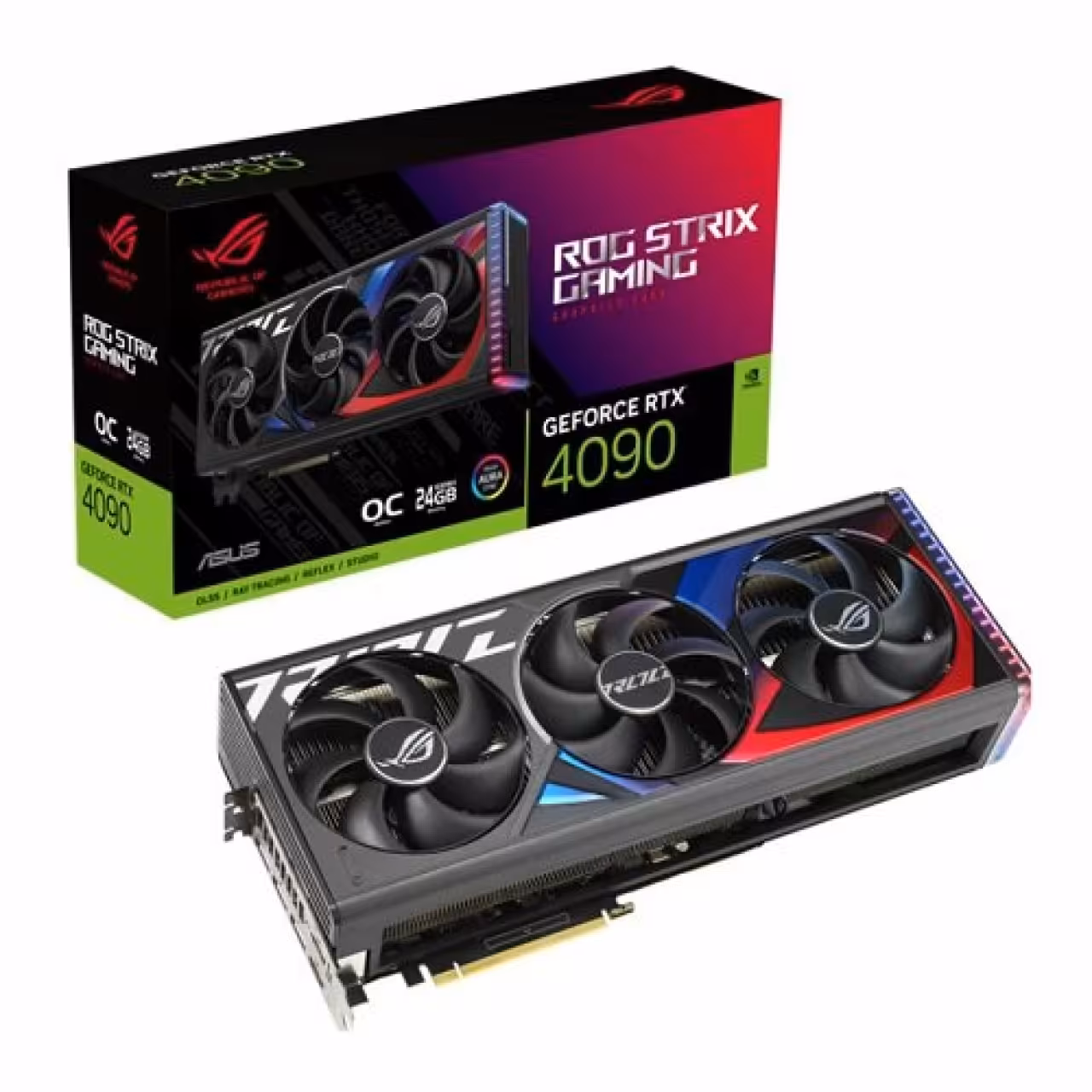 کارت گرافیک ایسوس مدل ROG Strix GeForce RTX 4090 OC Edition 24GB GDDR6X