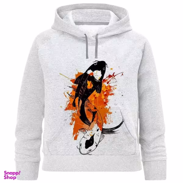 هودی دخترانه مدل ماهی کد W302