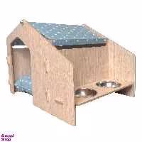 خانه سگ و گربه طرح خال خالی سایز 2