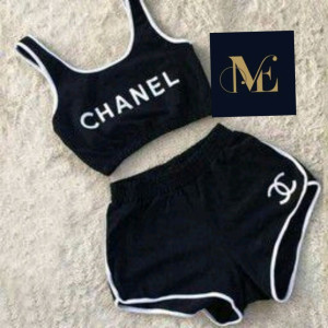 ست نیم تنه و شورتک شانل CHANEL