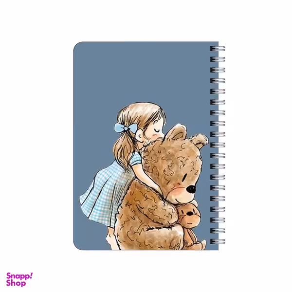 دفترچه یادداشت بامبیلیپ مدل چوبی طرح دختر مهربون و خرس کد 6929248