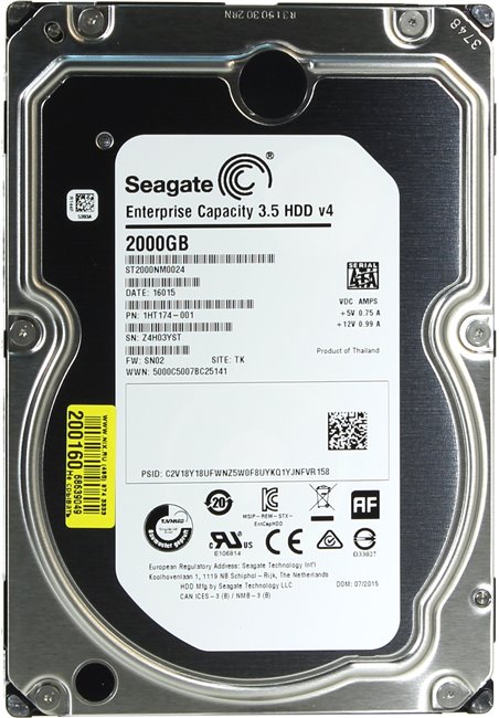 هارد اینترنال سیگیت مدل Enterprise ST2000NM0024 با ظرفیت 2 ترابایت