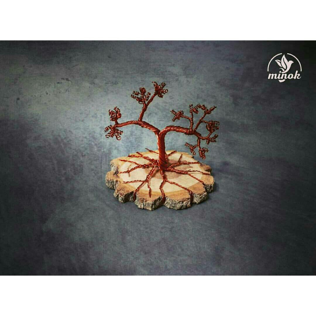 درختچه سیمی  تزئینی مجسمه سیمی