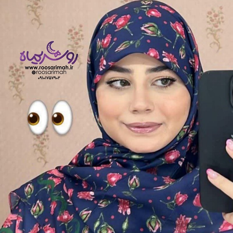 روسری گلگلی دلبر نخی و دور دوخت خوش ایست روسریماه 