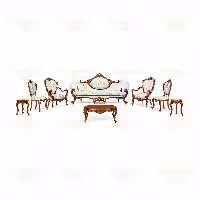 مبل سلطنتی 7 نفره مینیاتور