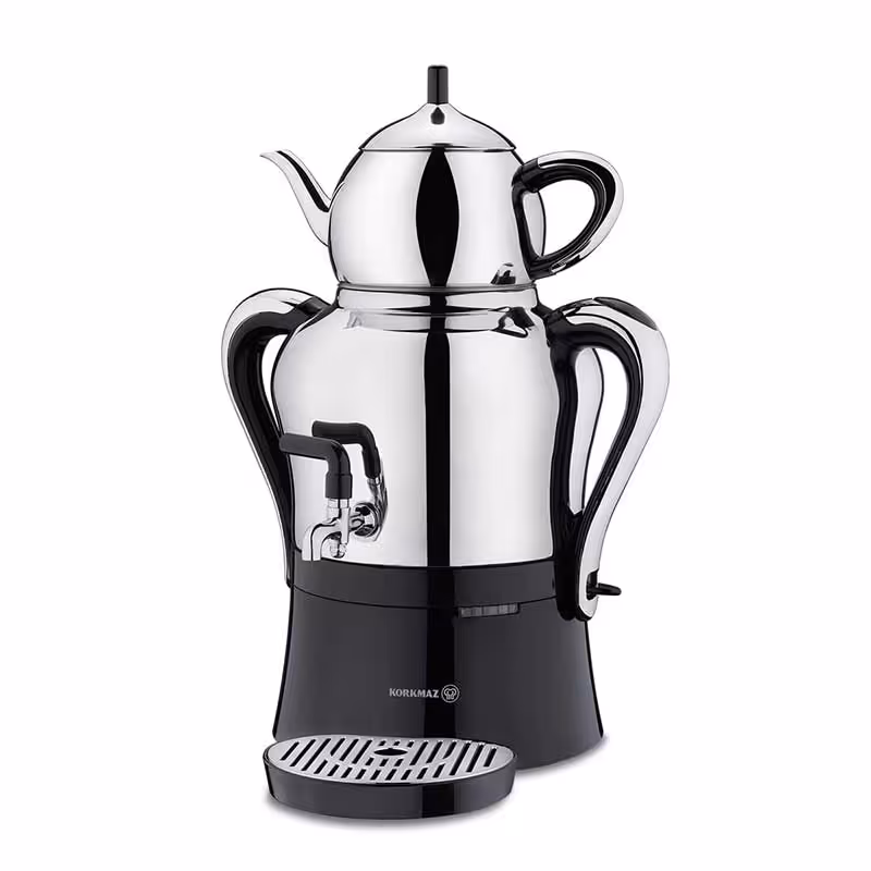 سماور برقی کرکماز مدل چایکولیک اینوکس KORKMAZ A842