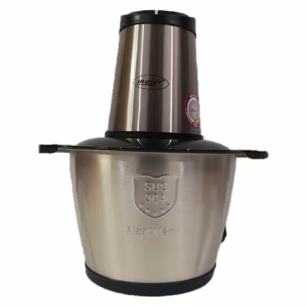 خردکن مایر مدل MR-382 اصلی با گارانتی آریاکیش- خردکن دو  لیتری- ظرف استیل  - 500 وات 