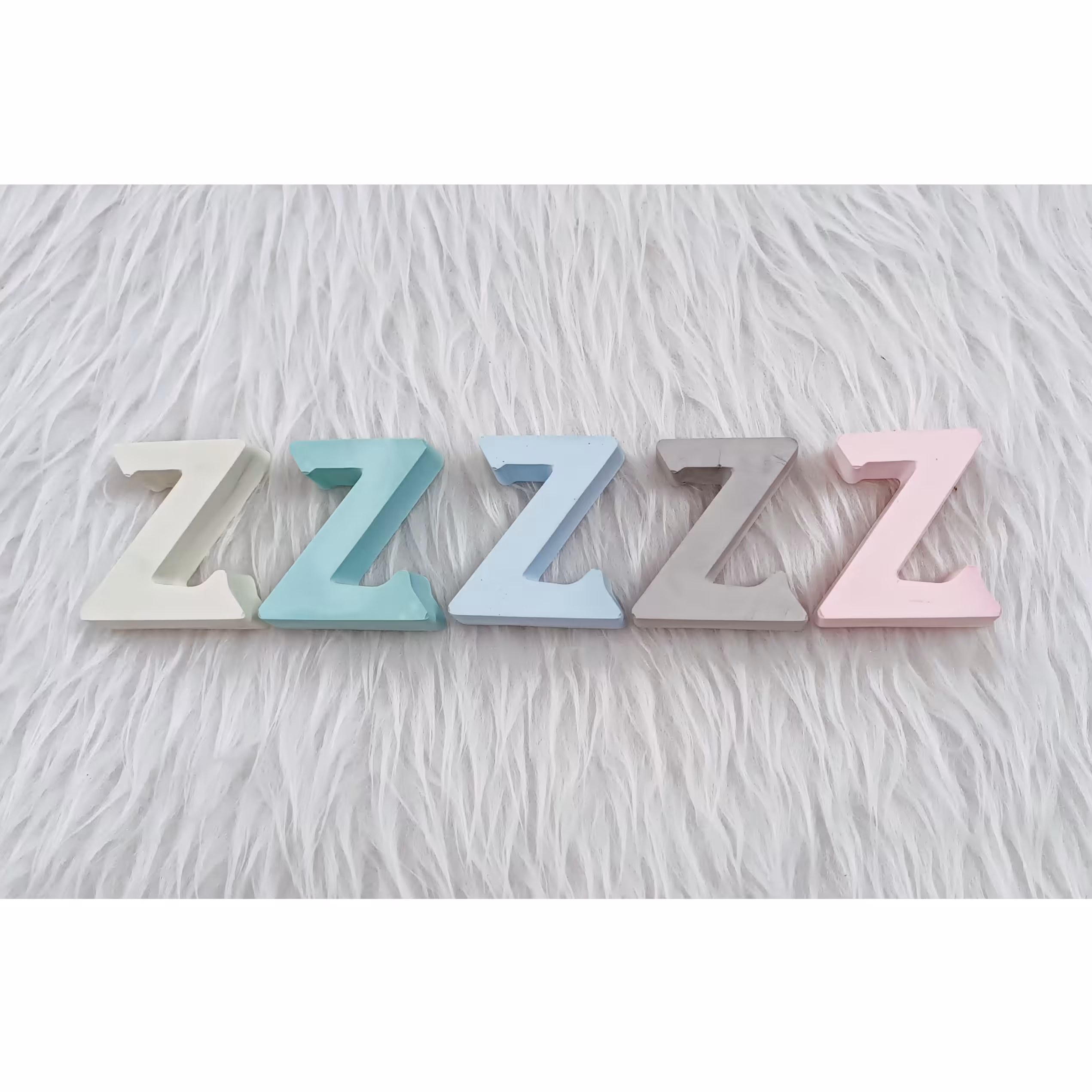 حروف رنگی اسم Zرومی