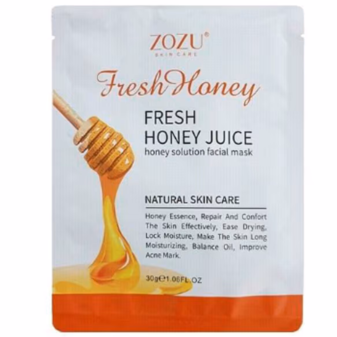 ماسک‌ورقه ای و نقابی صورت عسل زوزوZOZOمحصولات پوست مهتا