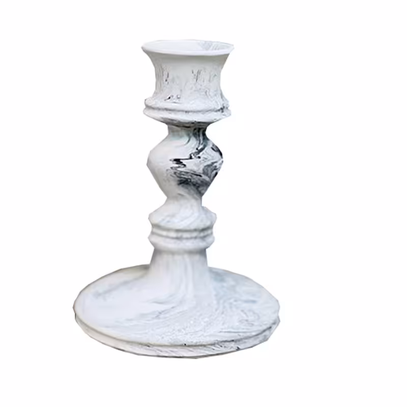 جا شمعی بتنی کلاسیک رنگ سنگ کد 835 مطابق عکس با کیفیت عالی 