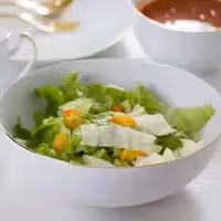کاسه سالاد لورین خط طلا. 