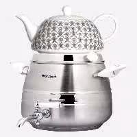 کتری و قوری استیل 5 لیتری نیوهوم NH19-1909