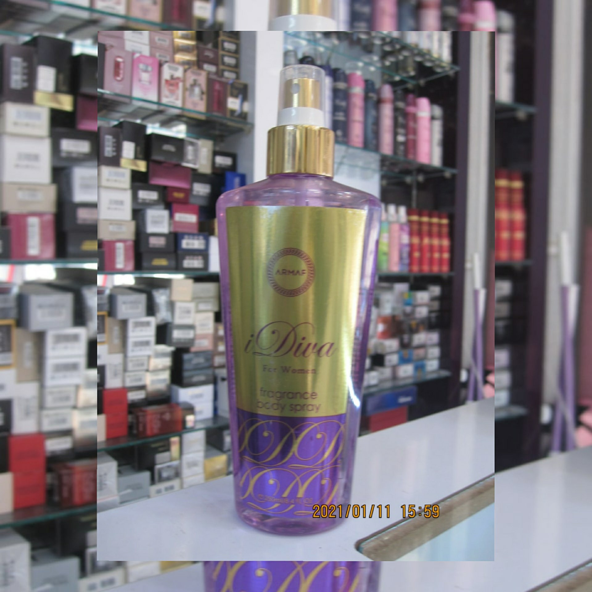بادی اسپلش آرماف آی دیوا بنفش زنانه 250 میلی لیتر