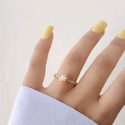 انگشتر تک نگین ژوپینگ