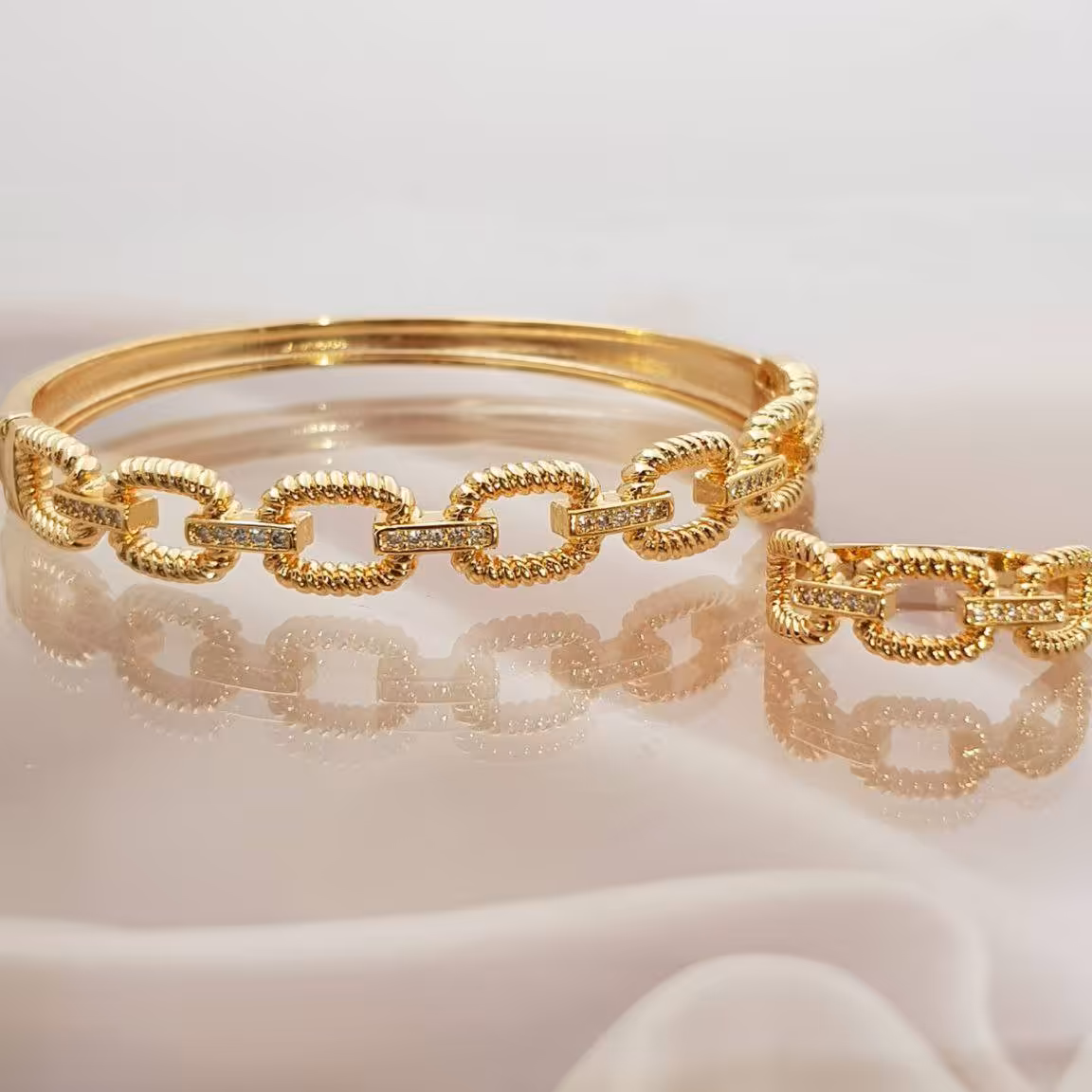 ست انگشتر و دستبند  ysx