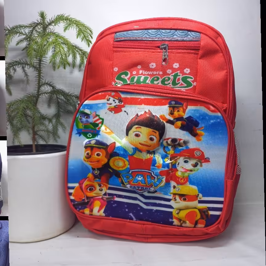 کیف مدرسه مدل سگهای نگهبان قرمز