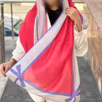 شال طرح پاپیون نخ اعلا چهارفصل  قیمت مناسب