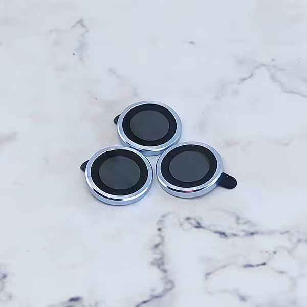 محافظ لنز دوربین مدل رینگی فلزی مناسب برای گوشی موبایل Iphone 13 Pro Max - آبی روشن